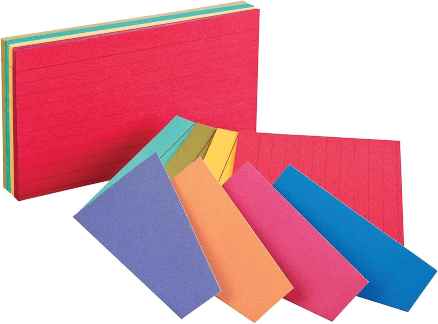 Oxford Extreme Index Cards, 3 x 5 Inches, Assorted Colors, 100 per pack (04736) Oxford Extreme Index Cards, 3 x 5 Inches, Assorted Colors, 100 per pack (04736)