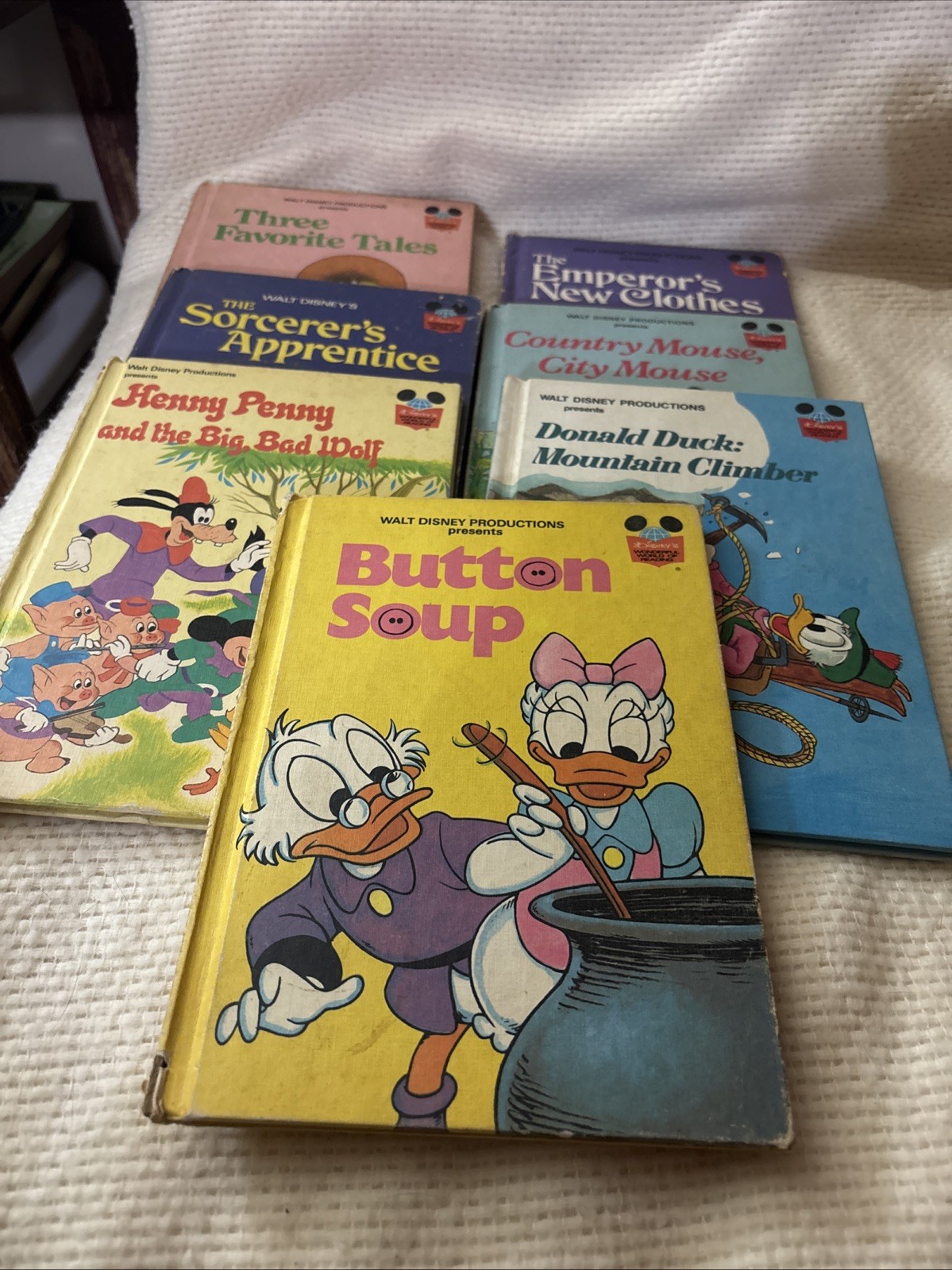 Lot of 7 Vintage Walt Disney Hardcover Books 1970s Wonderful World of Reading Lot of 7 Vintage Walt Disney Hardcover Books 1970s Wonderful World of Reading