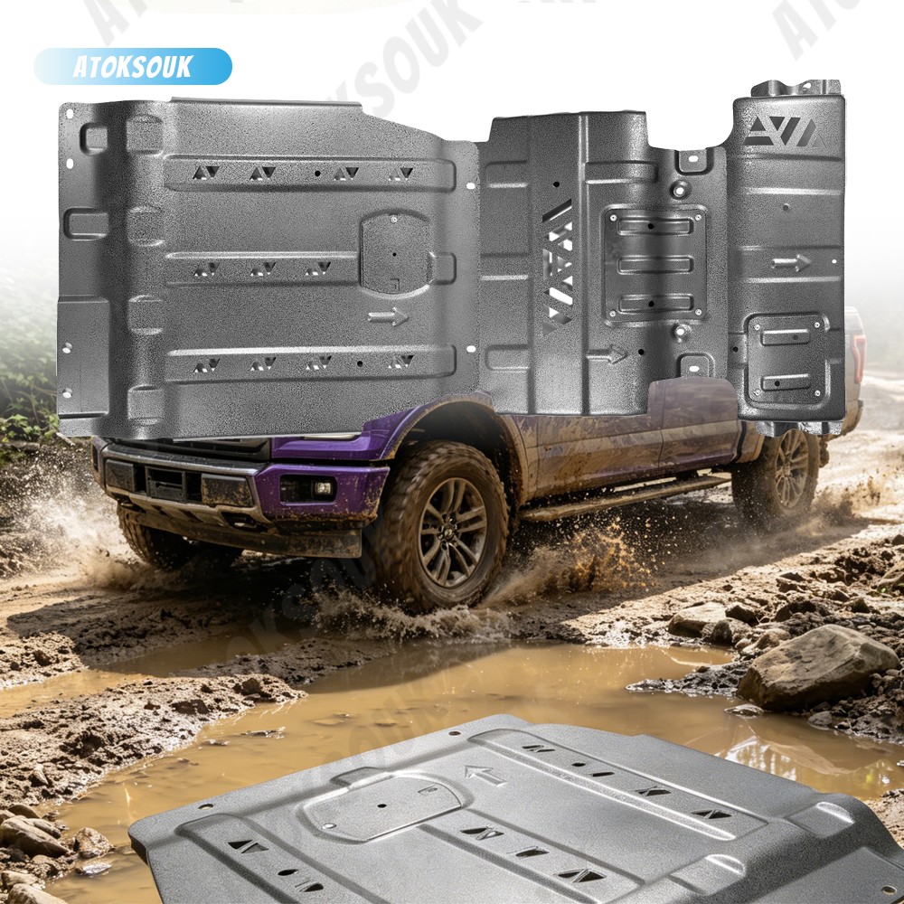 Steel Engine Splash Shield For Ford F150 2015-2022 Under Engine Cover Guard