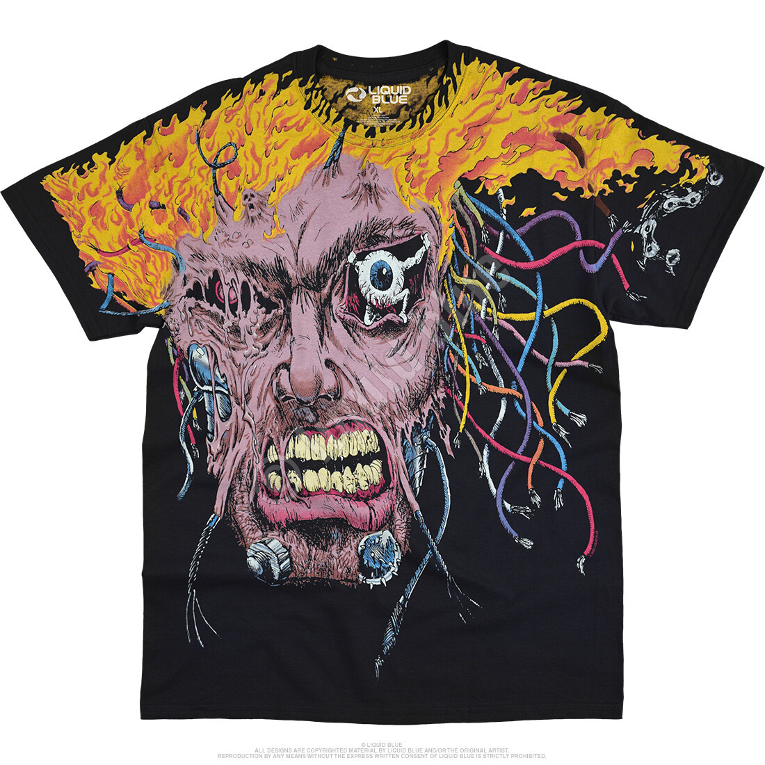 OVERLOAD-2 Side OVERALL PRINT T-SHIRT M-L-XXL Travis Scott,Wolverine-Logan