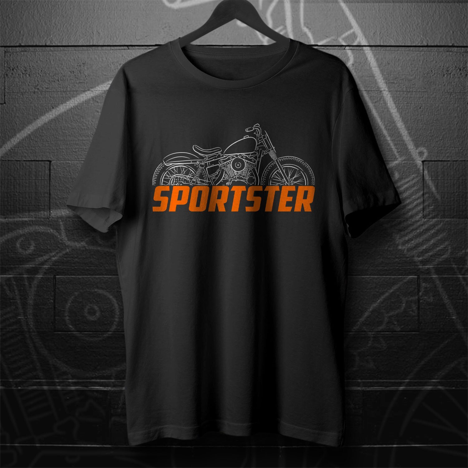 For Harley-Davidson Sportster XLR-TT 1958-1968 fans - Motorcycle T-Shirt