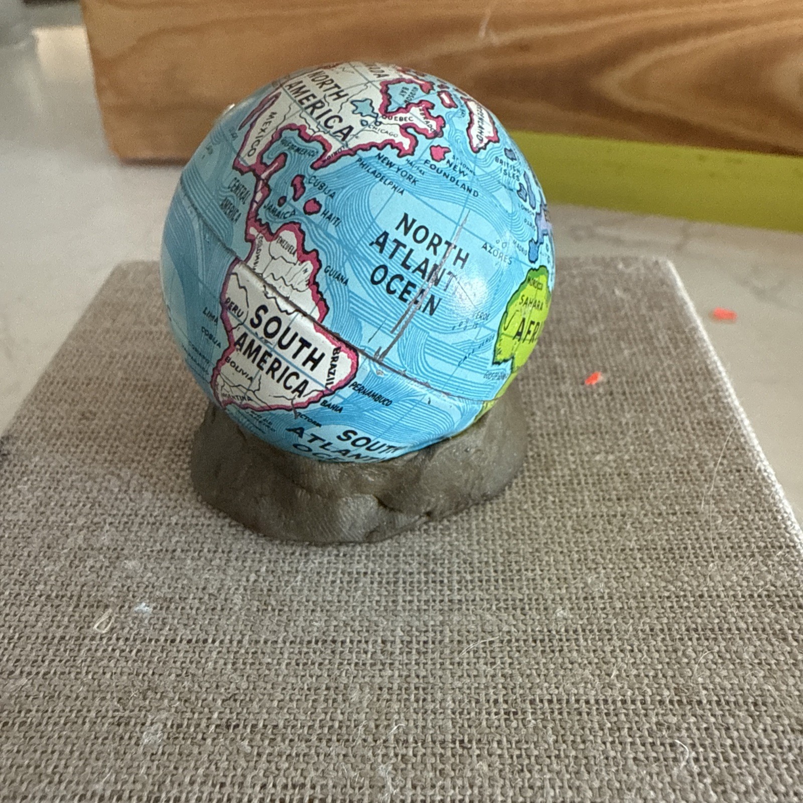 Replogle World Escort Series Mini Desk Globe Vintage 