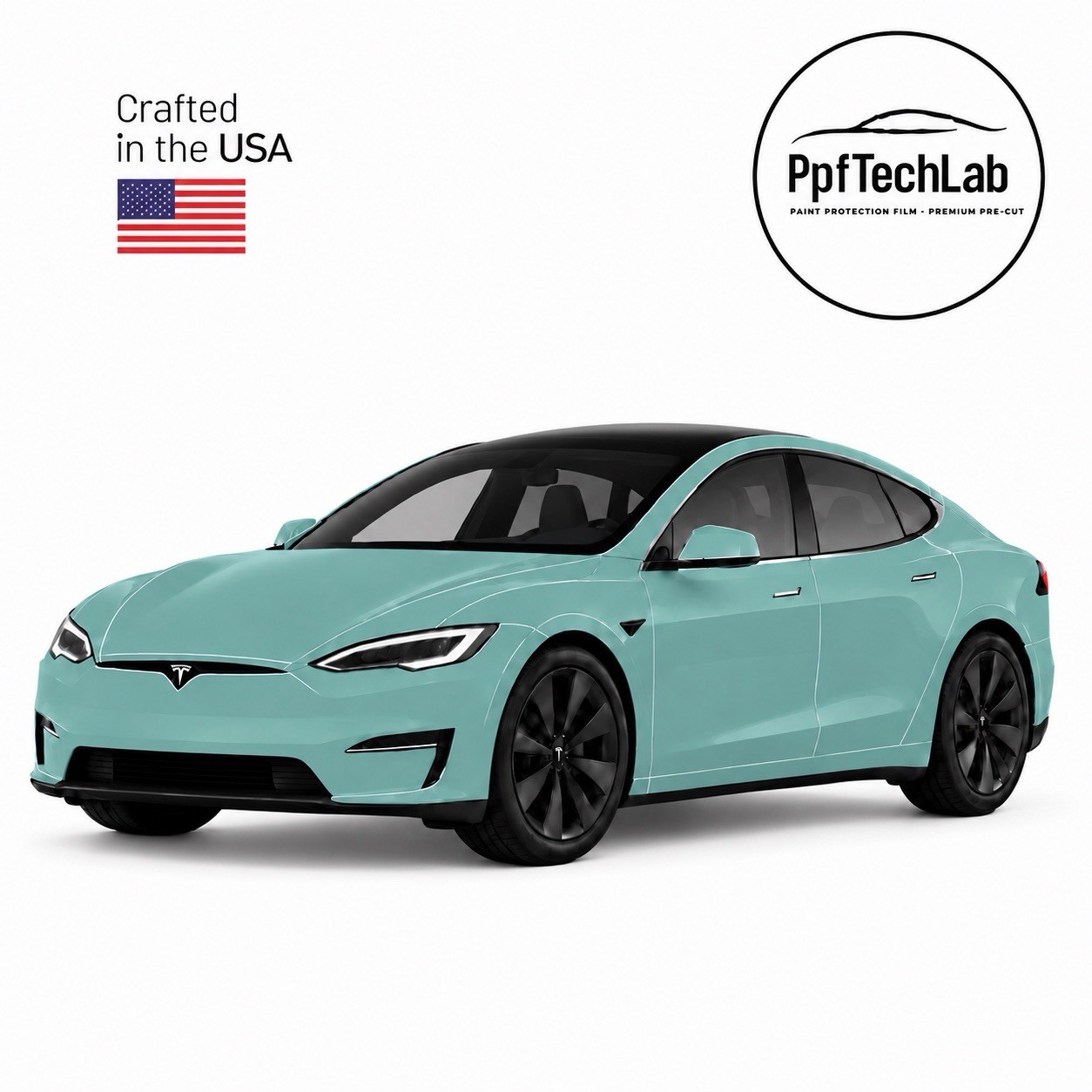 2021-2025 Tesla Model S Full Body Pre-cut PPF Kit Clear 8.5 Mil 3М