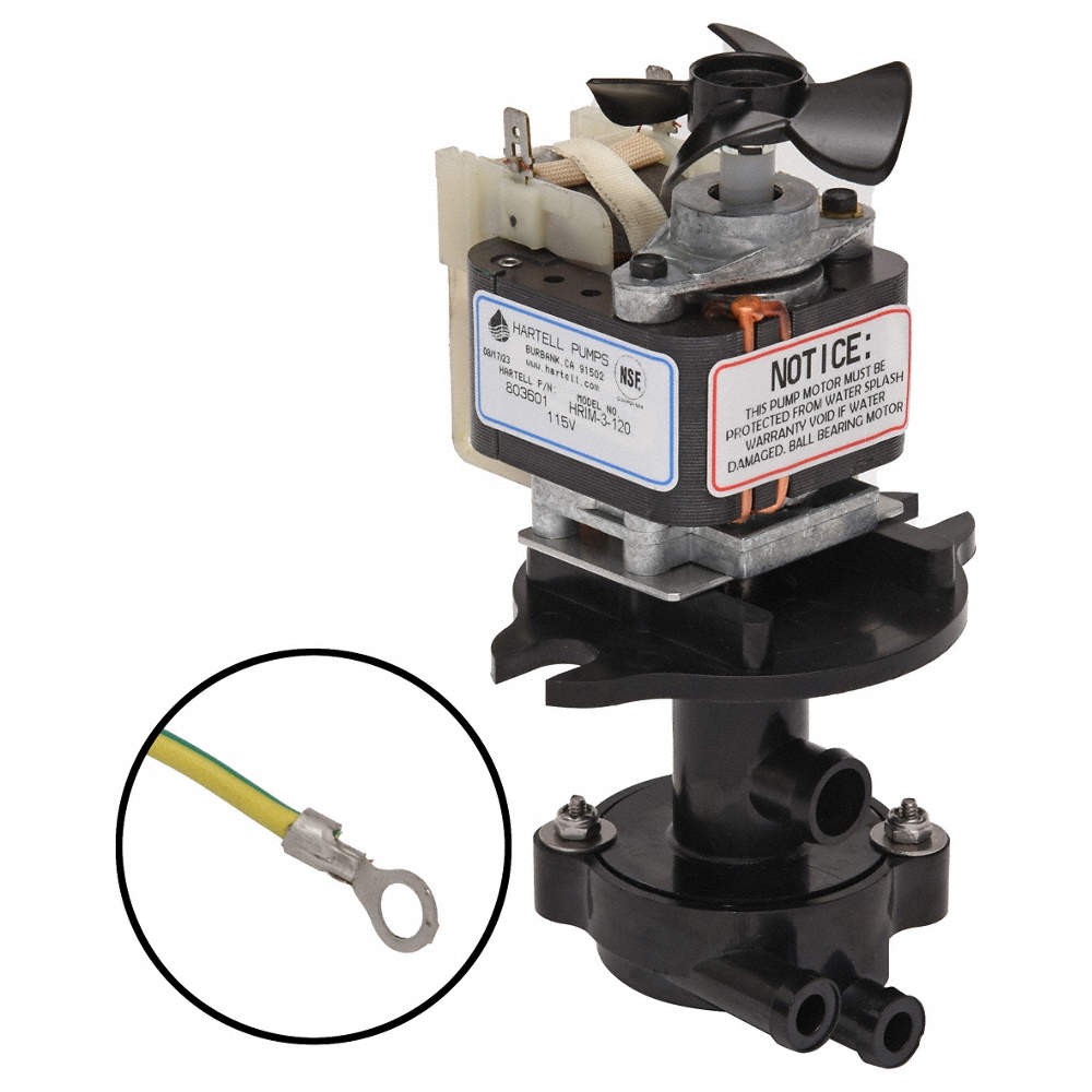 HARTELL HRIM-3-120 Ice Machine Pump,Screened Intake,5/24 hp 811DA4