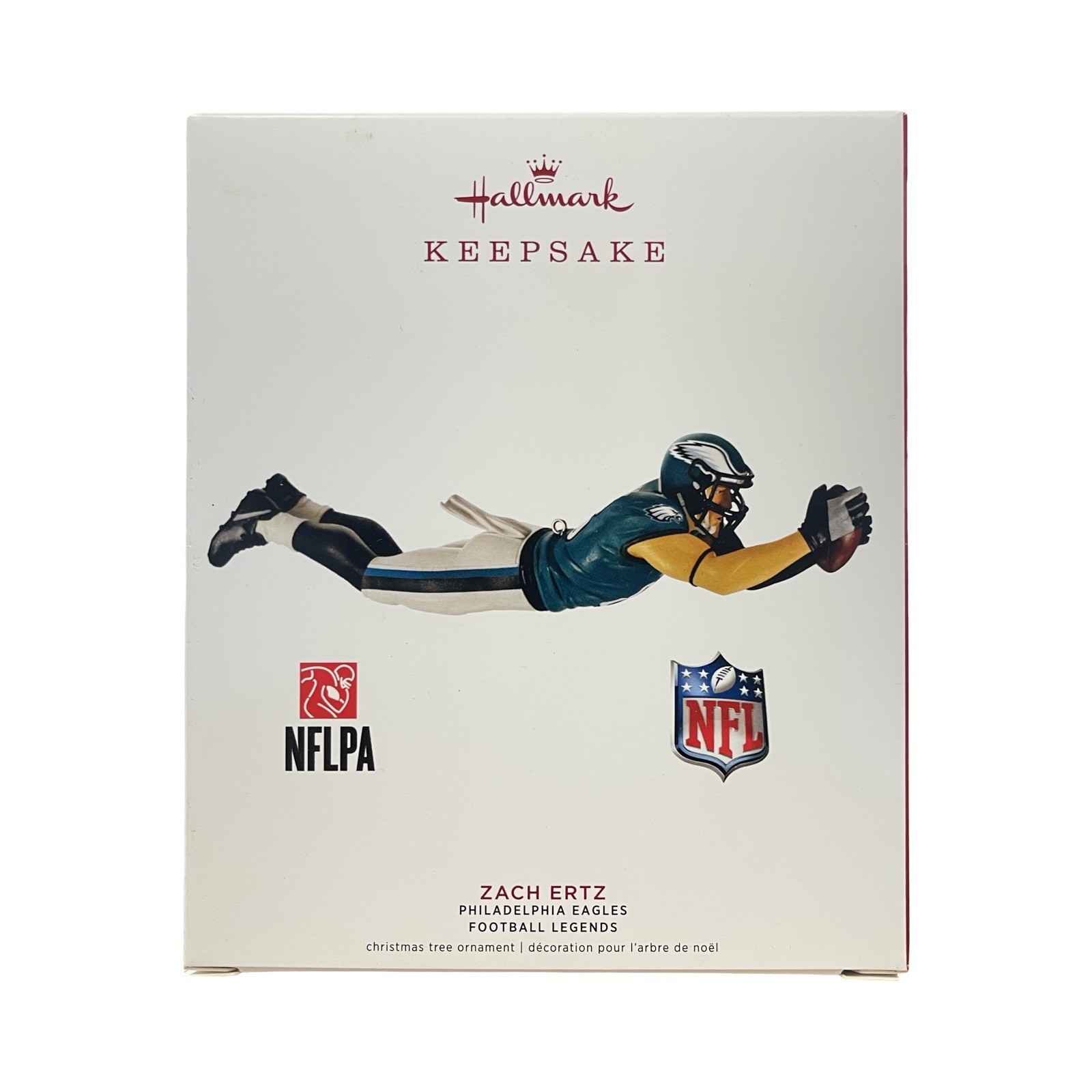 2019 Hallmark Zach Ertz NFL Philadelphia Eagles Ornament - 25TH Football Legends