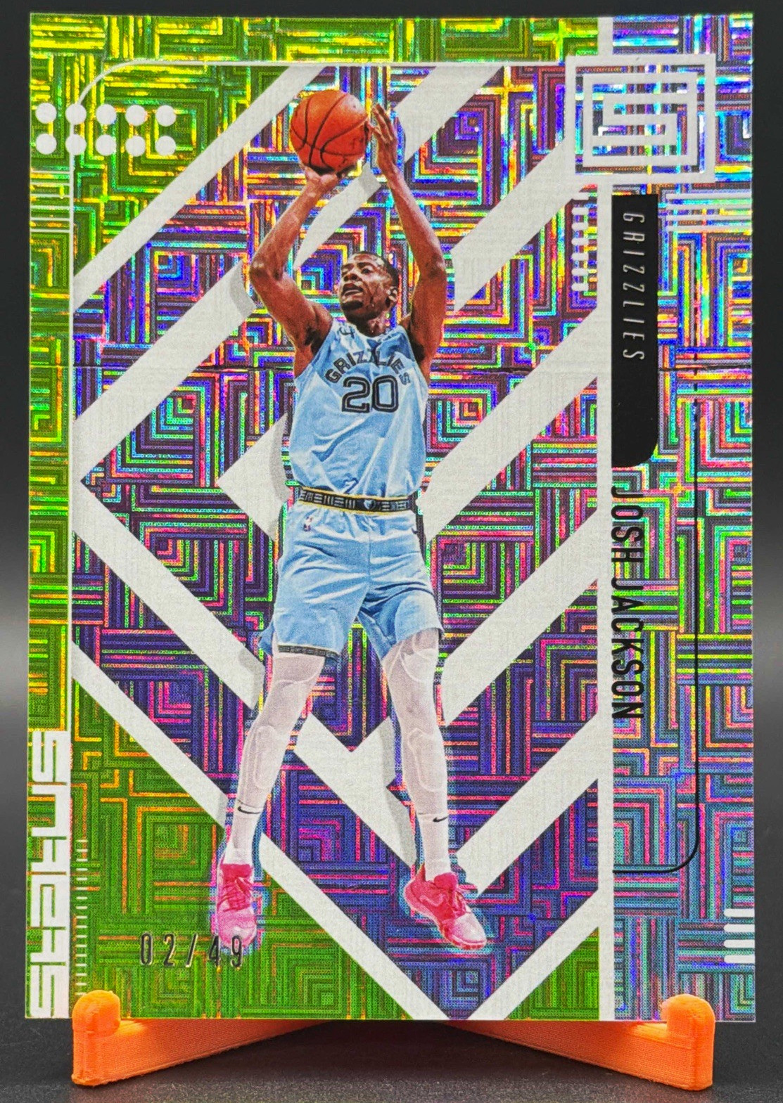 Panini 2019-20 Status Josh Jackson #81 Green Escher Squares Rare /49 Grizzlies Panini 2019-20 Status Josh Jackson #81 Green Escher Squares Rare /49 Grizzlies