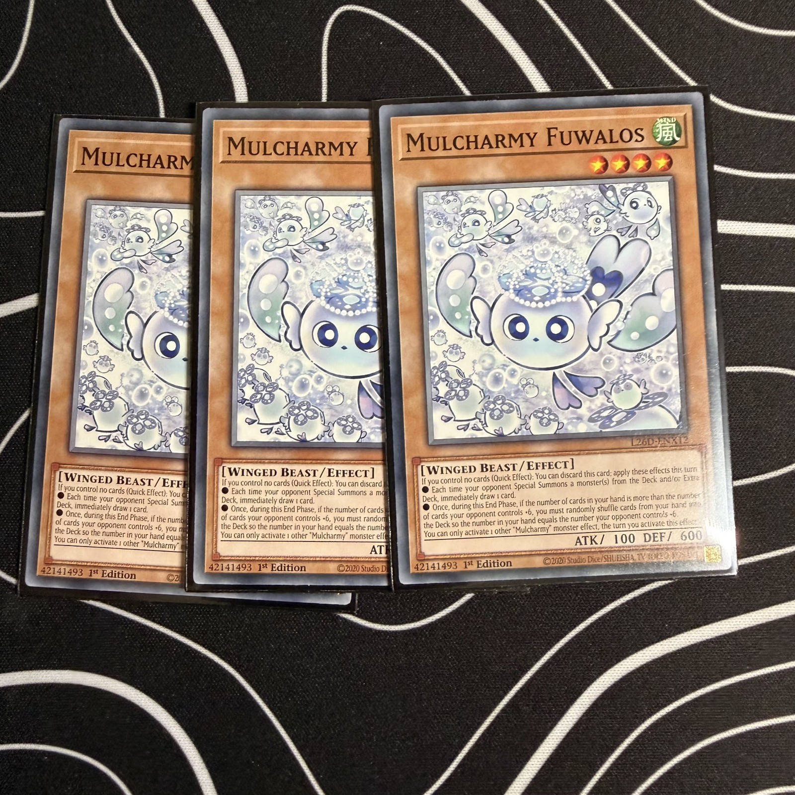 Yu-Gi-Oh 3x Mulcharmy Fuwalos L26D-ENx12 Near mint Tracked
