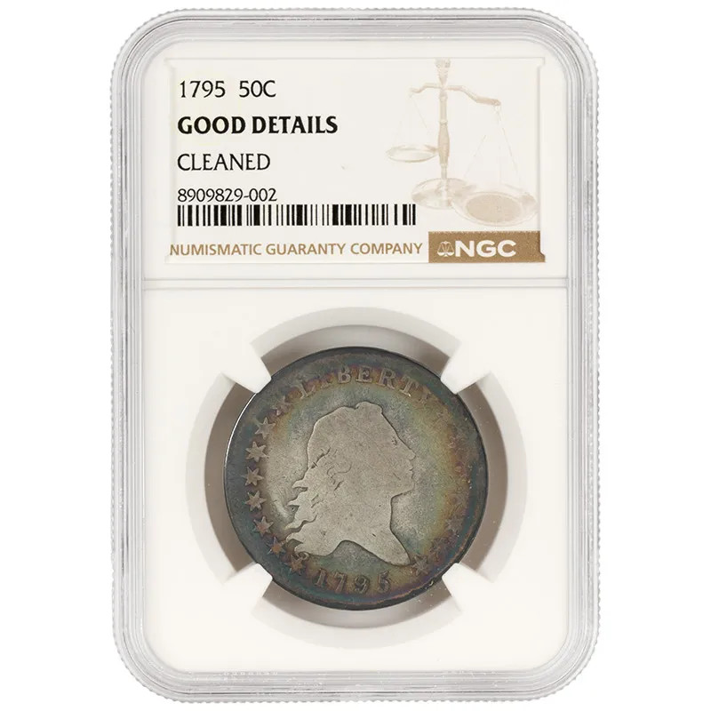 1795 Flowing Hair Half Dollar NGC Good Details Cleaned