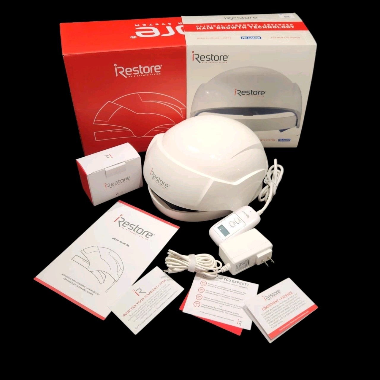 iRESTORE Essential ID-500 Laser Hair Growth Helmet Medical Grade Balding Therapy iRESTORE Essential ID-500 Laser Hair Growth Helmet Medical Grade Balding Therapy