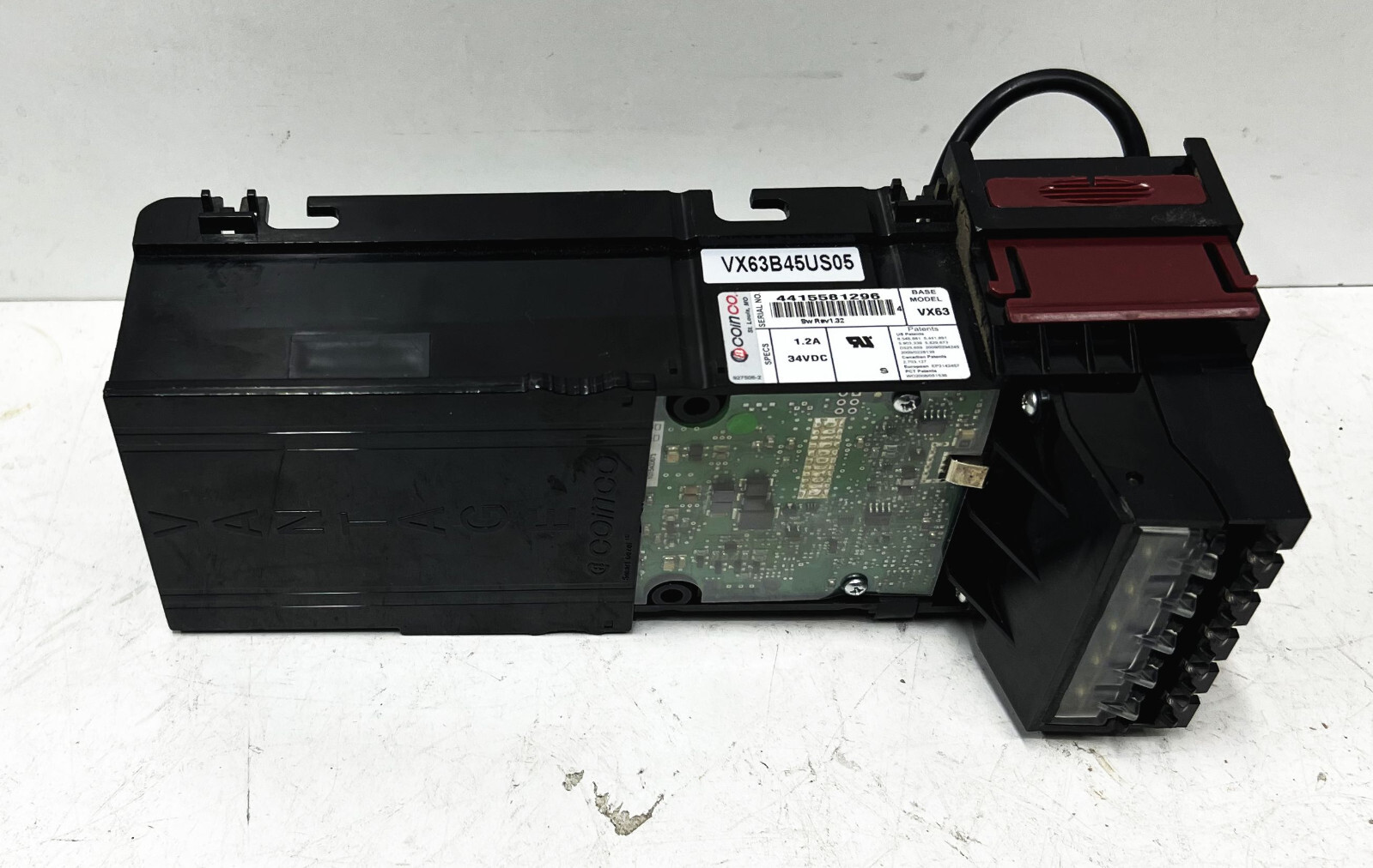 Used Coinco Vantage VX63B45US Bill Validator Tested-Works Great NB NN Used Coinco Vantage VX63B45US Bill Validator Tested-Works Great NB NN
