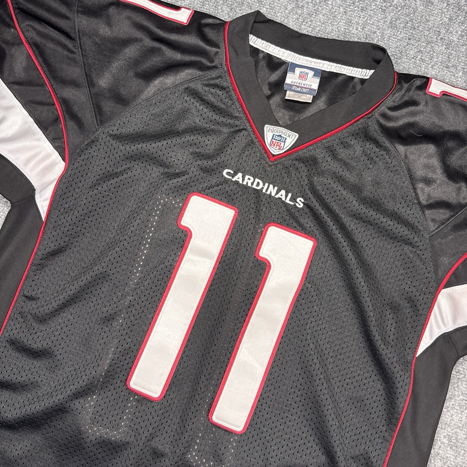 🏈 Vintage Reebok Arizona Cardinals Larry Fitzgerald Stitched NFL Jersey 50 🏈