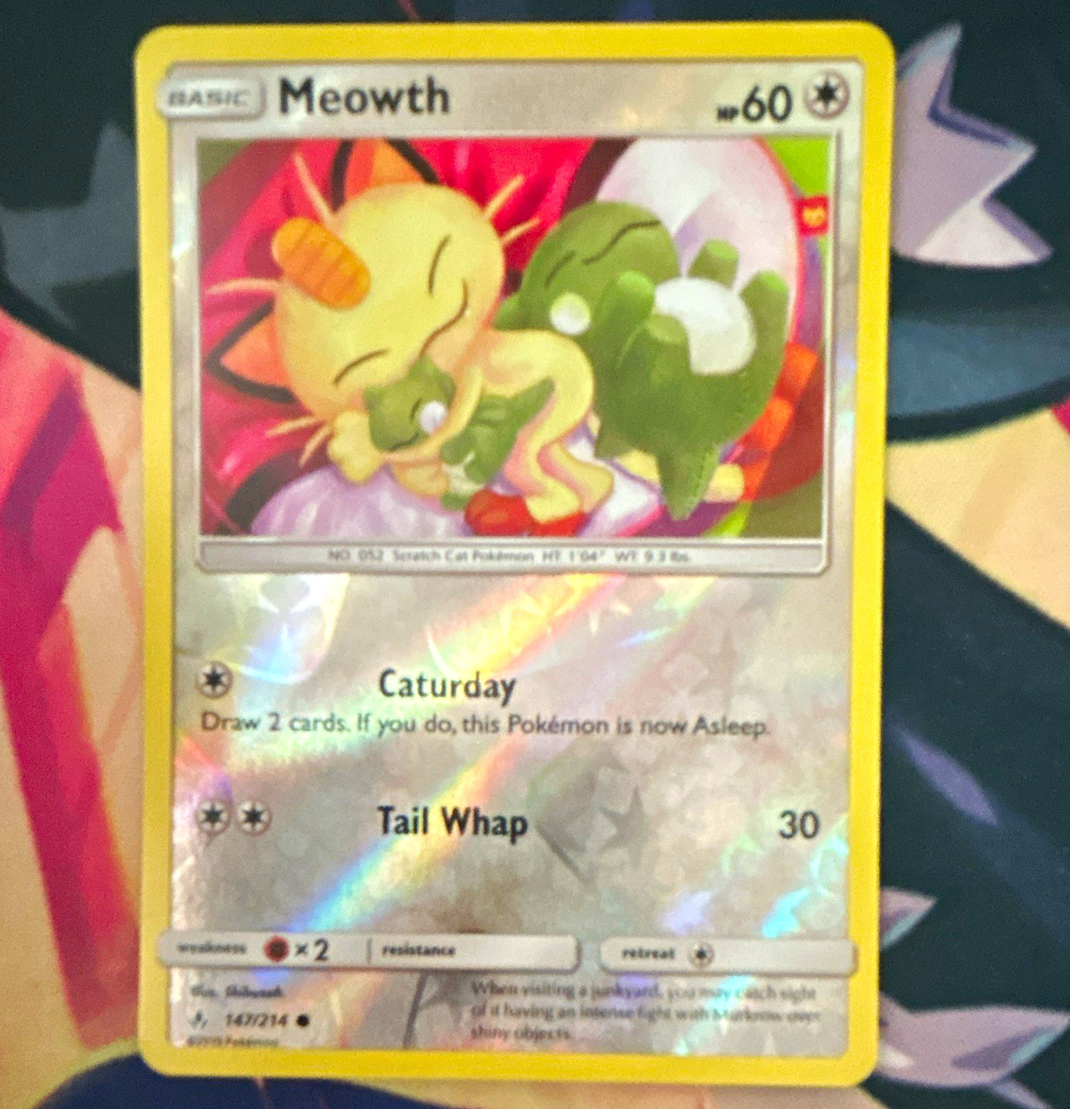 Pokémon TCG Meowth 147/214 Unbroken Bonds Reverse Holo Pokémon TCG Meowth 147/214 Unbroken Bonds Reverse Holo
