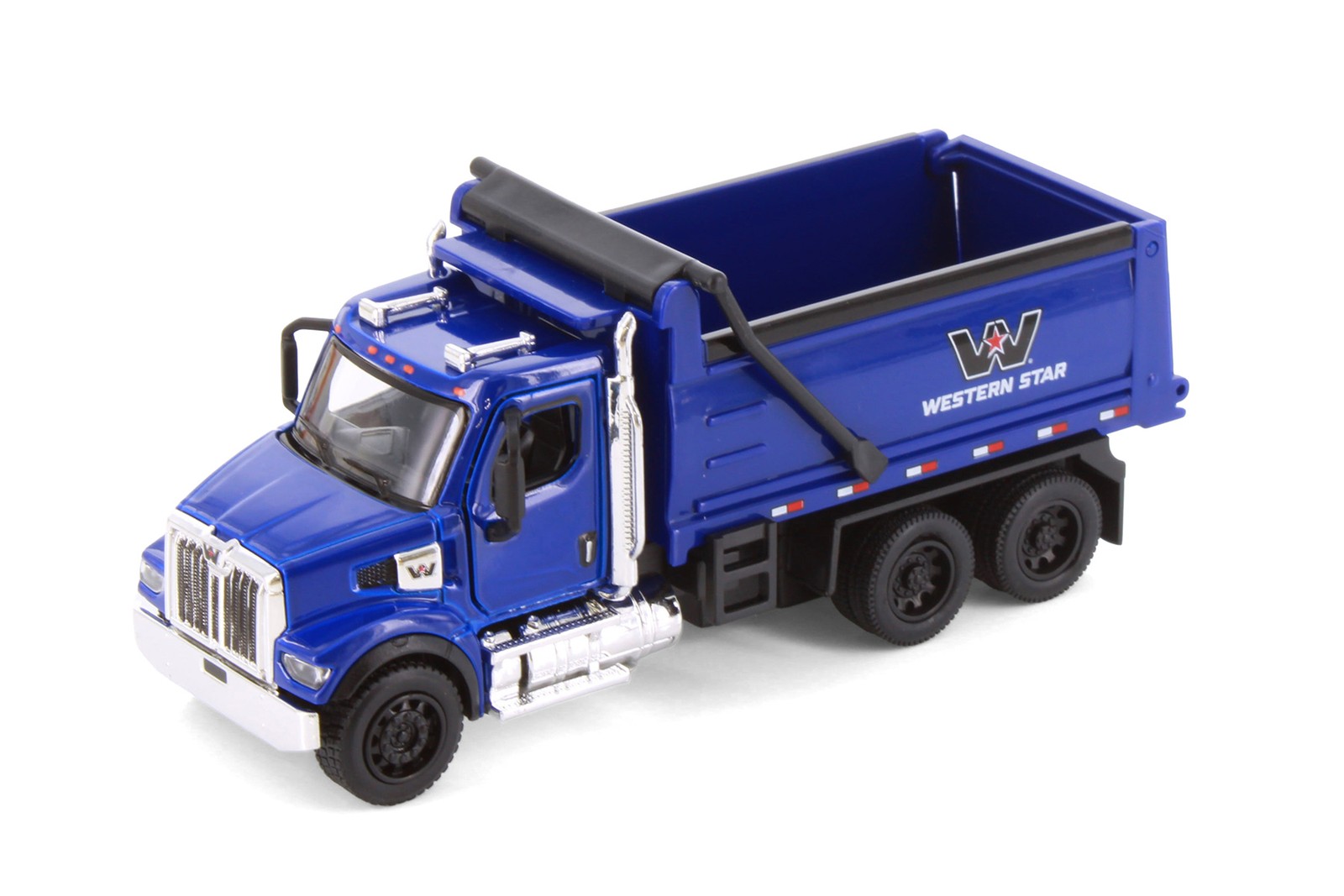 WESTERN STAR 47X DUMP TRUCK BLUE 1/66 DIECAST CAR KINSMART 11003D WESTERN STAR 47X DUMP TRUCK BLUE 1/66 DIECAST CAR KINSMART 11003D