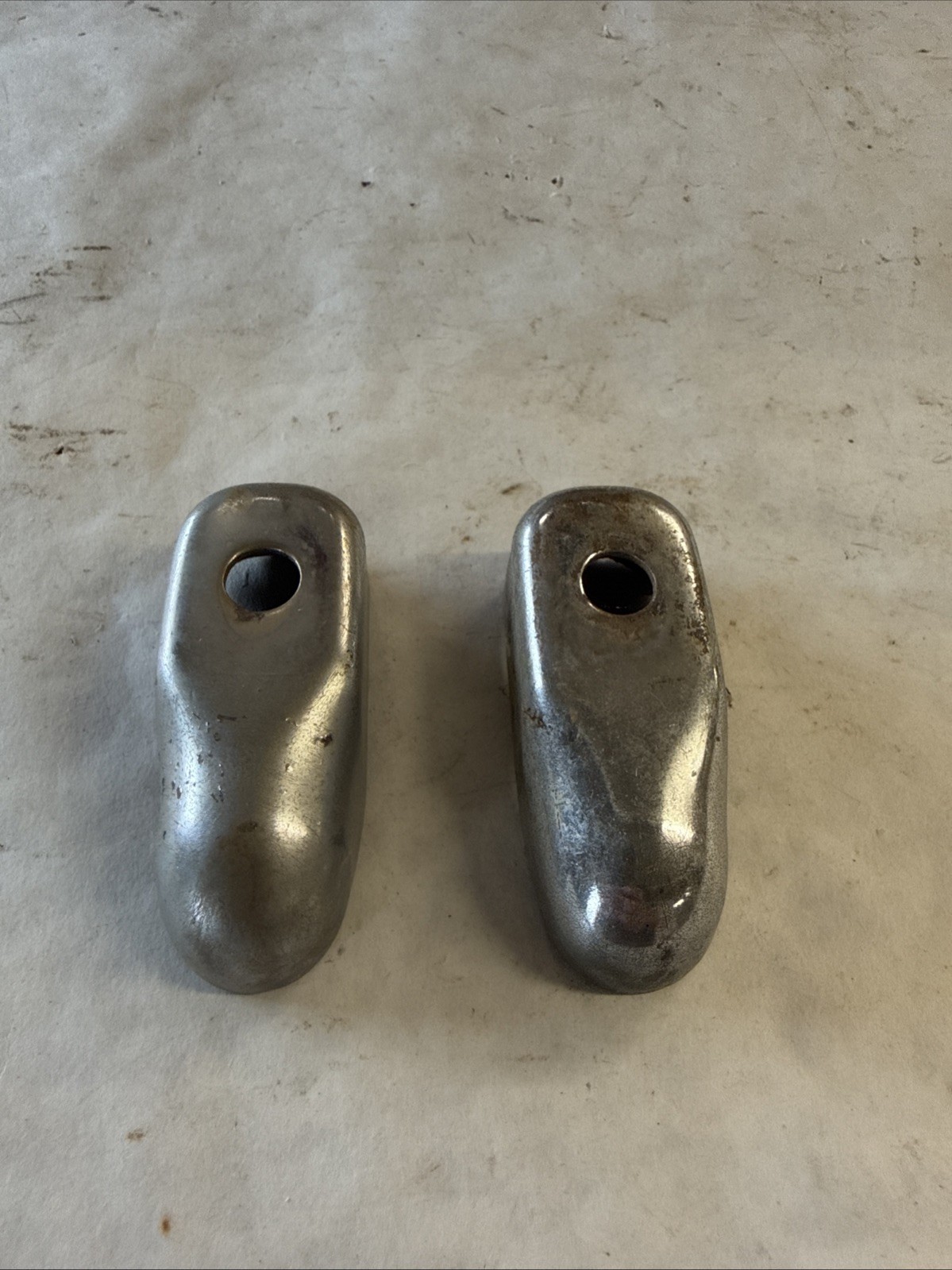 1940 Chevrolet Accessory Grill Guard Hold Downs Pair T10 1940 Chevrolet Accessory Grill Guard Hold Downs Pair T10