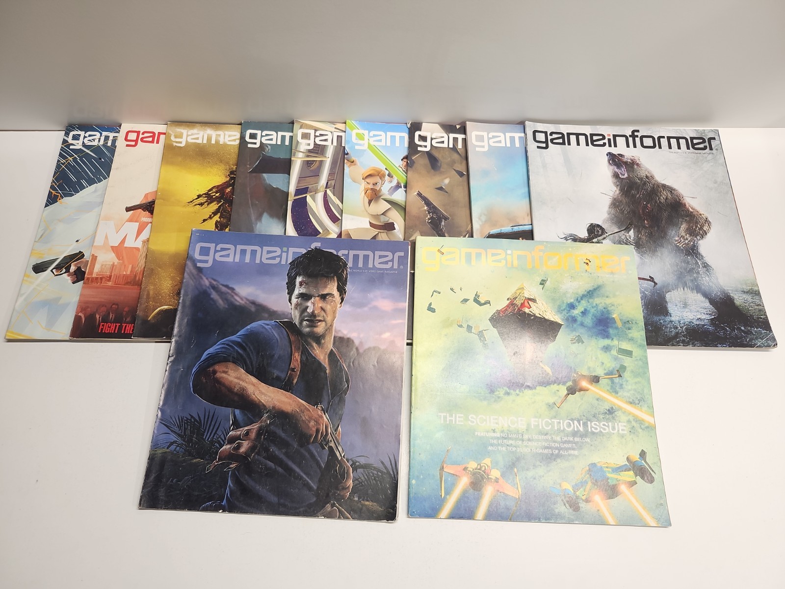 Lot Of 11 Game Informer Magazine Video Game Issues From 2015 Star Wars Mafia