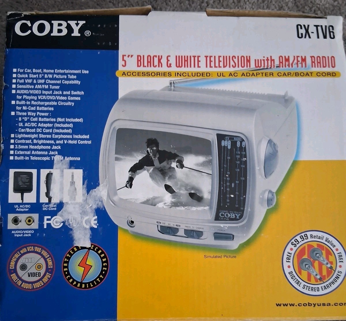 Vintage Coby CX-TV6 ~ 5\ Vintage Coby CX-TV6 ~ 5\