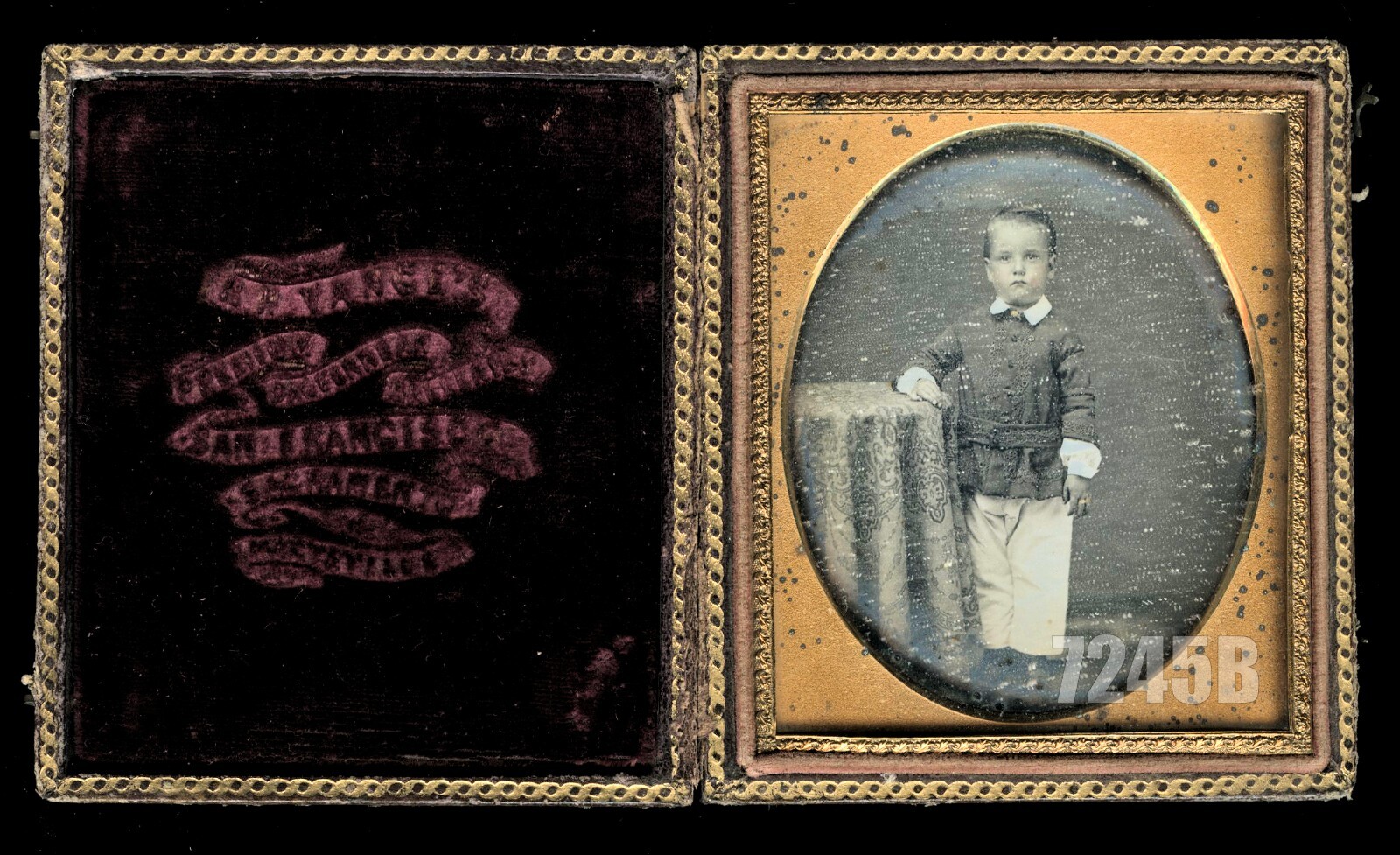 1850 SEALED DAGUERREOTYPE LITTLE BOY SAN FRANCISCO CALIFORNIA PHOTOGRAPHER VANCE 1850 SEALED DAGUERREOTYPE LITTLE BOY SAN FRANCISCO CALIFORNIA PHOTOGRAPHER VANCE