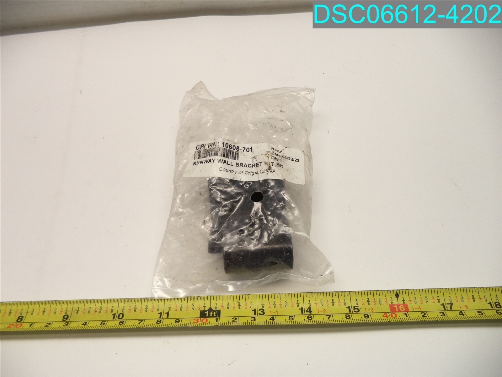 QTY=3: CPI Chatsworth 10608-701 Vertical Wall Bracket Cable Runway Black