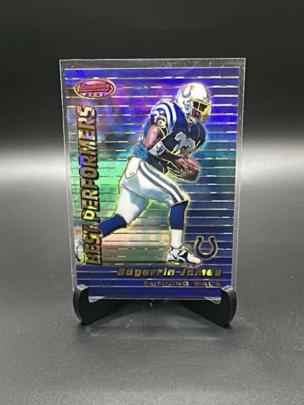 1999 Bowman\'s Best - Best Performers Edgerrin James #98 Refractor /100 (RC) 1999 Bowman\'s Best - Best Performers Edgerrin James #98 Refractor /100 (RC)