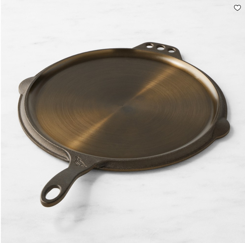 Smithey Seasoned Cast Iron Flat Top Griddle 12 Smithey Seasoned Cast Iron Flat Top Griddle 12