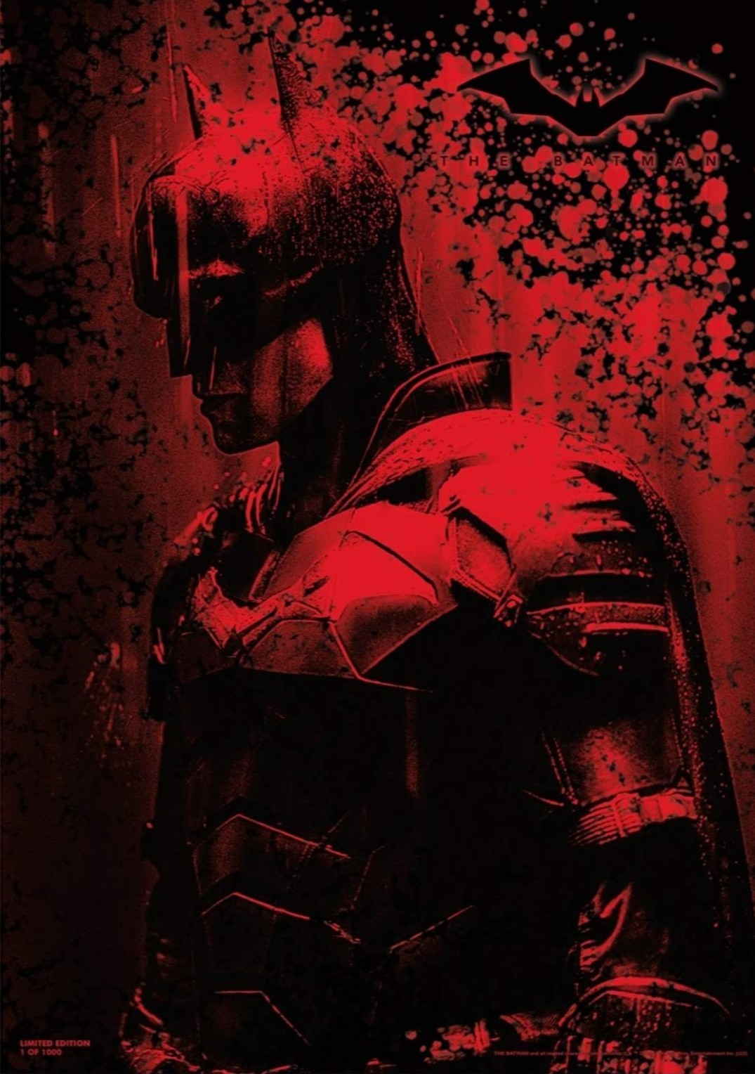 THE BATMAN Limited Edition Screen Print Poster 2022  Limited To /1000 RARE 🔥👀