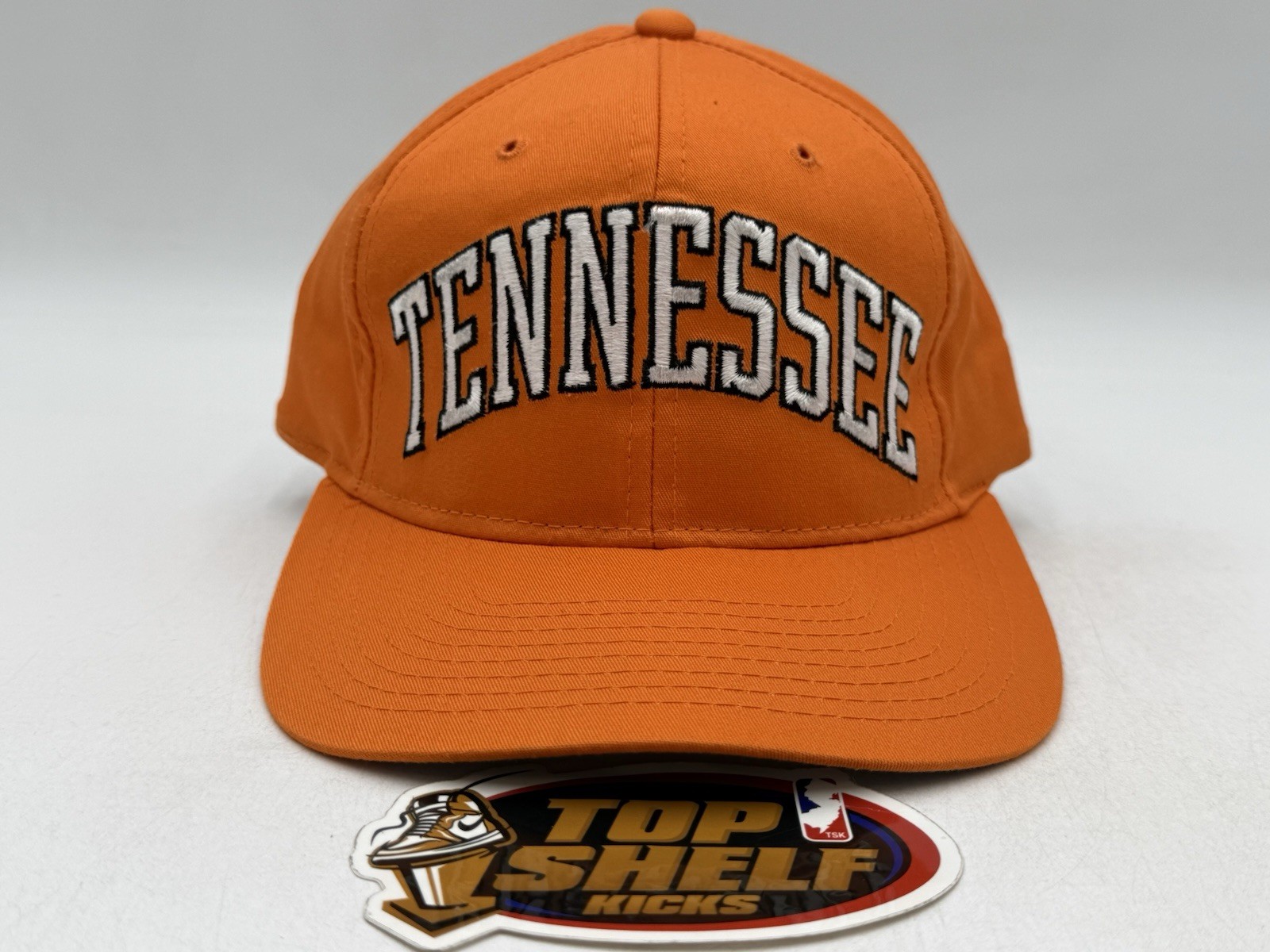 Vintage Tennessee Volunteers Arch Spell Out Orange SnapBack Hat Cap Starter OSFA Vintage Tennessee Volunteers Arch Spell Out Orange SnapBack Hat Cap Starter OSFA