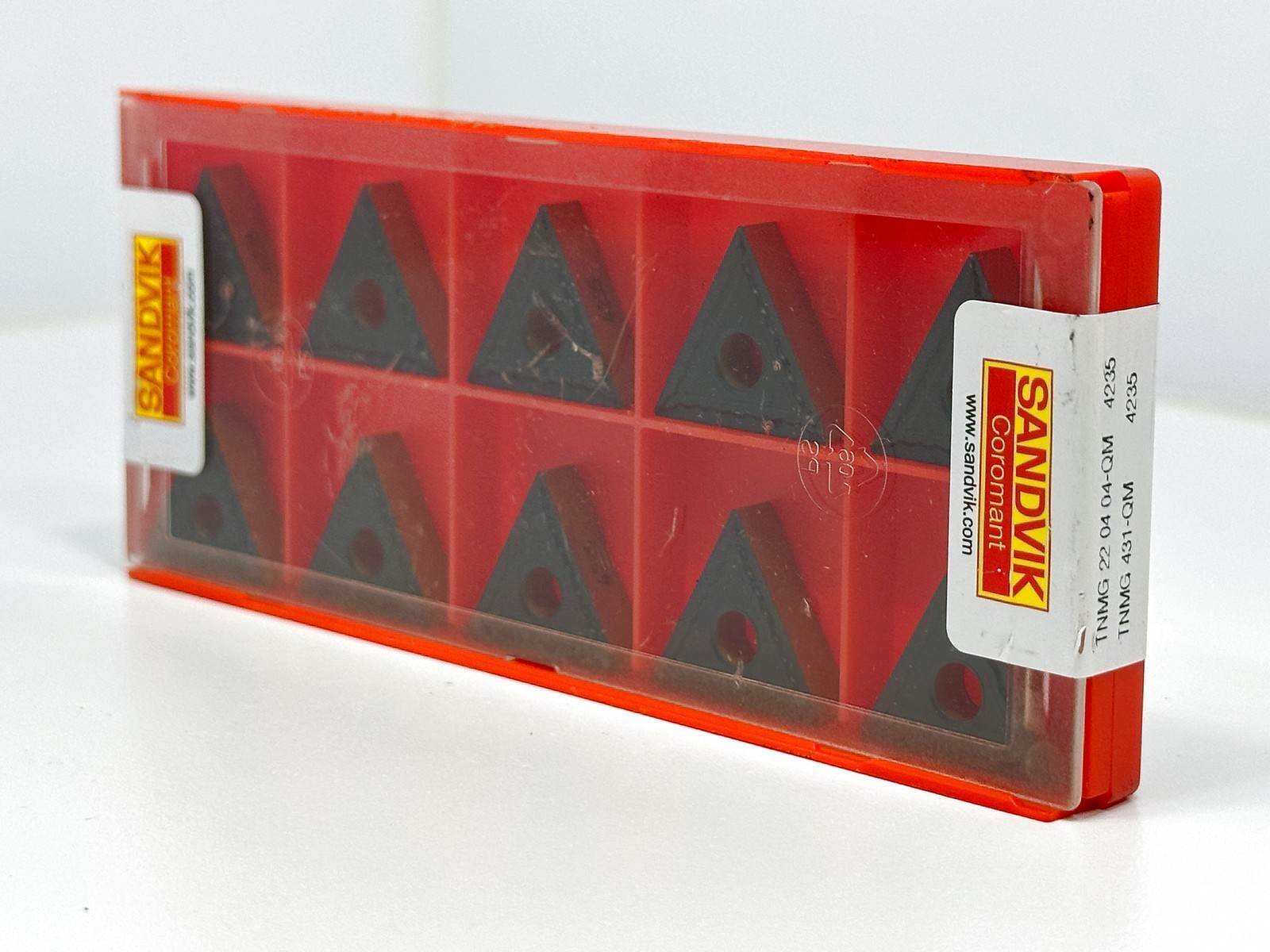 SANDVIK TNMG431-QM TNMG220404-QM New Carbide Inserts Grade 4235 10pcs SANDVIK TNMG431-QM TNMG220404-QM New Carbide Inserts Grade 4235 10pcs
