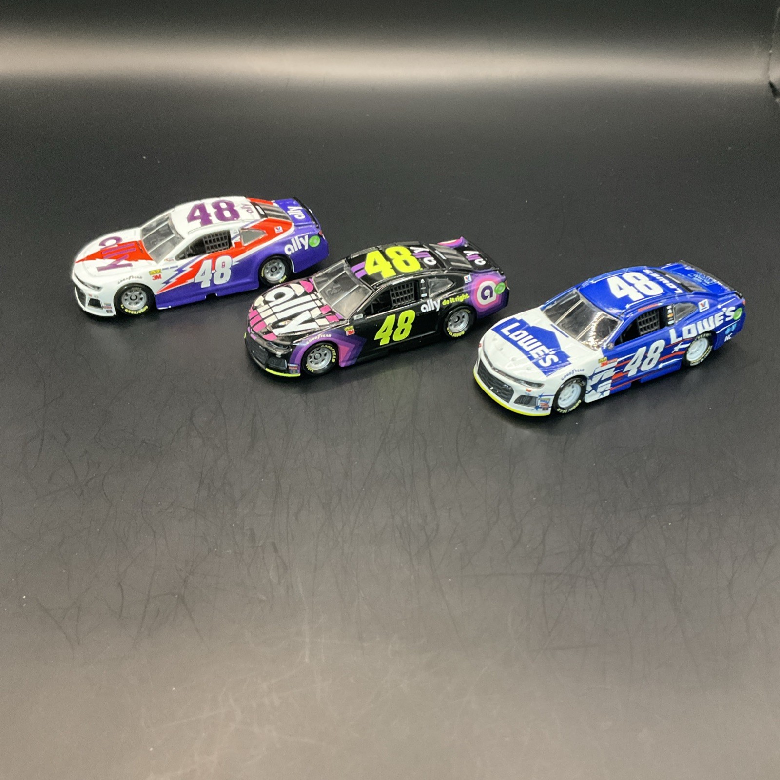 3#48 Jimmy Johnson 2018 Lowes 2-2019 Ally 1/64 NASCAR Lionel Diecast Cars 