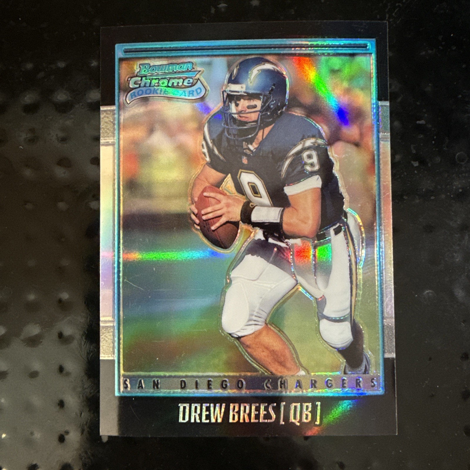 2001 Bowman Chrome - Rookie Refractor Drew Brees #144 /1999 (RC) 2001 Bowman Chrome - Rookie Refractor Drew Brees #144 /1999 (RC)