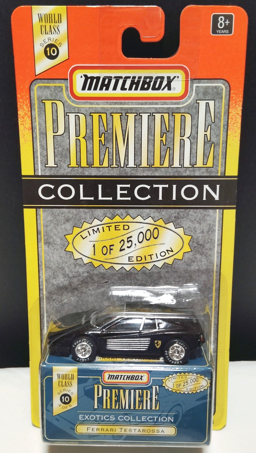 New 1998 Matchbox Premiere Collection World Class Series 15 Ferrari 456 GT black New 1998 Matchbox Premiere Collection World Class Series 15 Ferrari 456 GT black