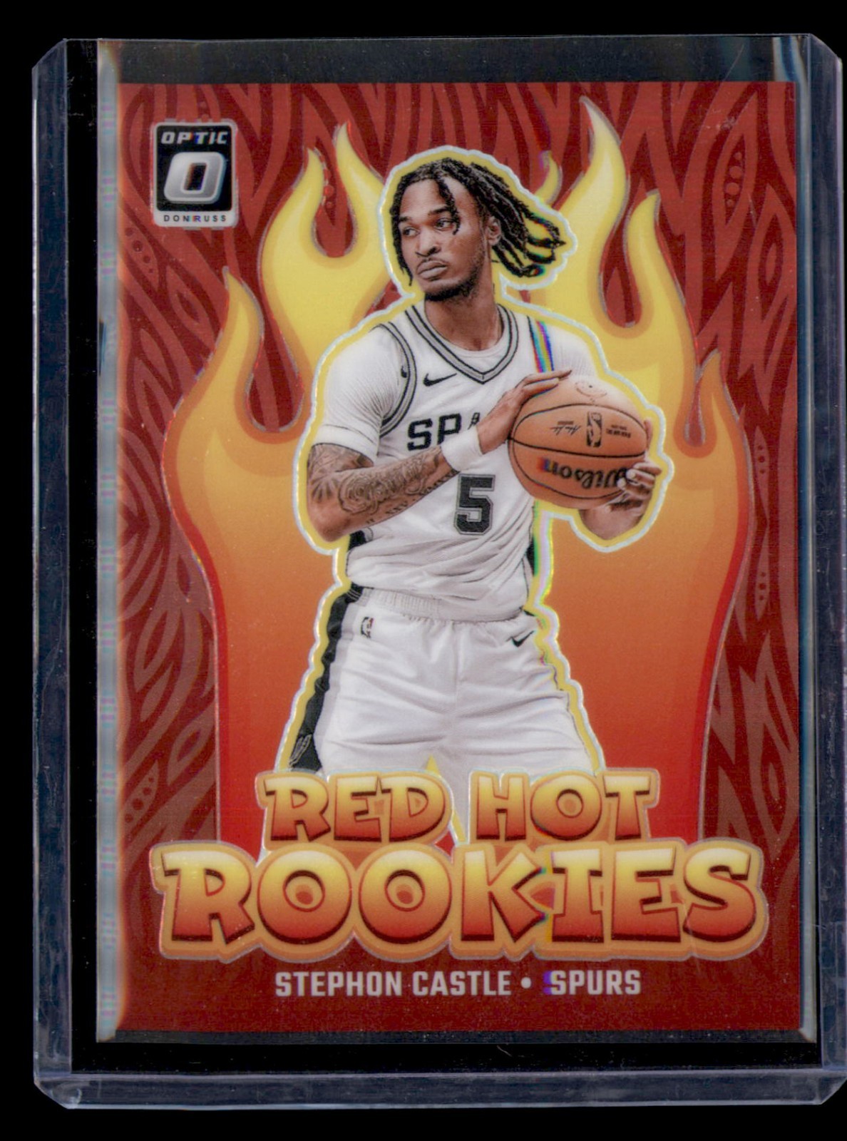 2024-25 Panini Donruss Optic - Red Hot Rookies Stephon Castle #13 Red Prizm /99 2024-25 Panini Donruss Optic - Red Hot Rookies Stephon Castle #13 Red Prizm /99