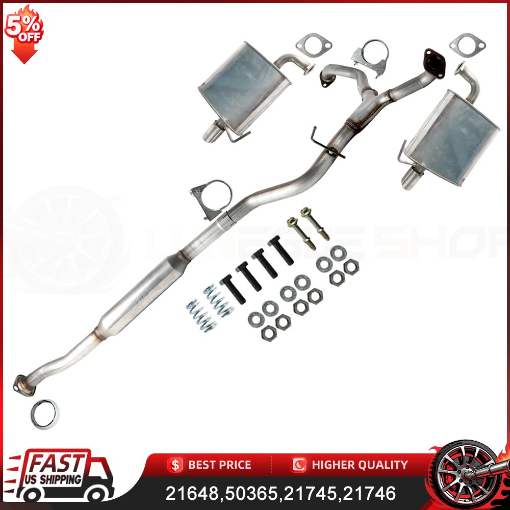 Exhaust Muffler Kit w/ Resonator Y pipe for 2009-2013 Subaru Forester 2.5L Exhaust Muffler Kit w/ Resonator Y pipe for 2009-2013 Subaru Forester 2.5L