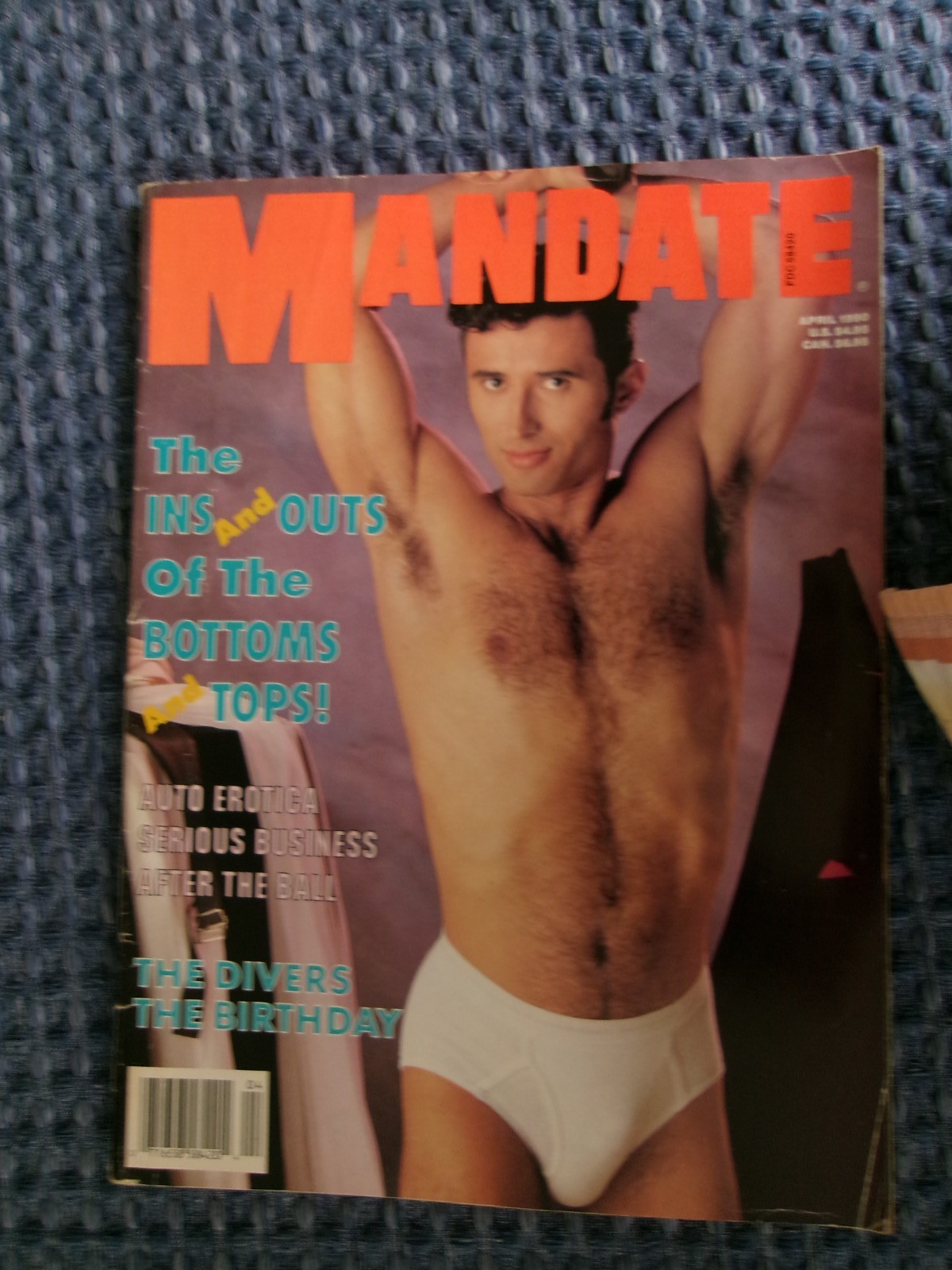 MANDATE gay magazine April, 1990