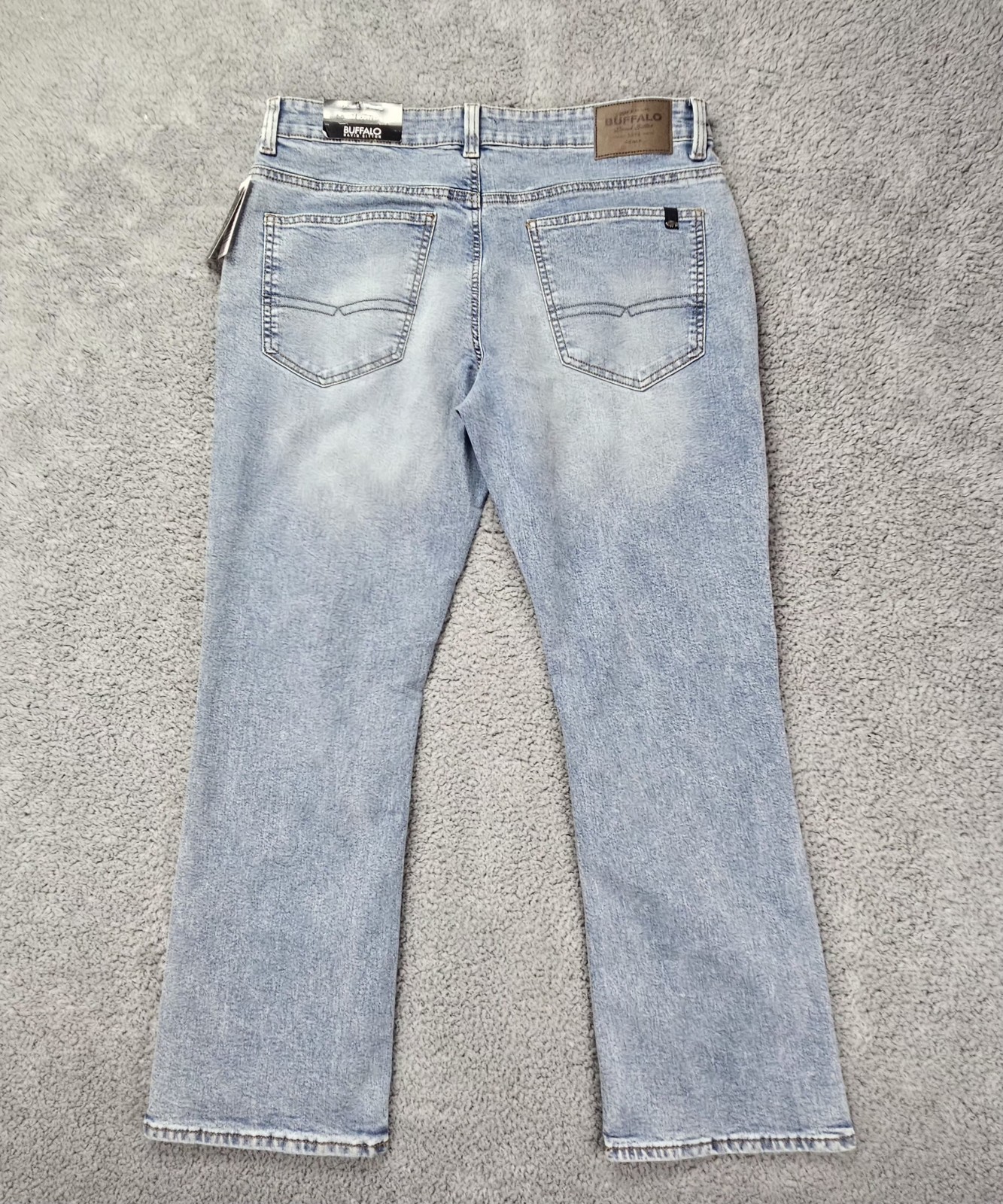 Buffalo David Bitton King Slim Boot Jeans Men’s 34x30 Light Wash Stretch NWT Buffalo David Bitton King Slim Boot Jeans Men’s 34x30 Light Wash Stretch NWT