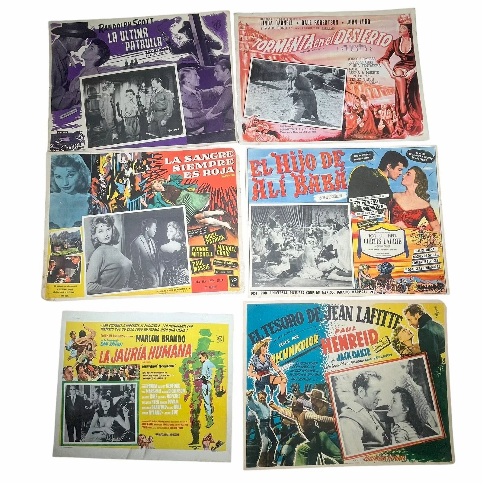 Vintage Mexican Movie Lobby Cards Posters Random (x20) Lot 40s 50s 60s 70s Vintage Mexican Movie Lobby Cards Posters Random (x20) Lot 40s 50s 60s 70s