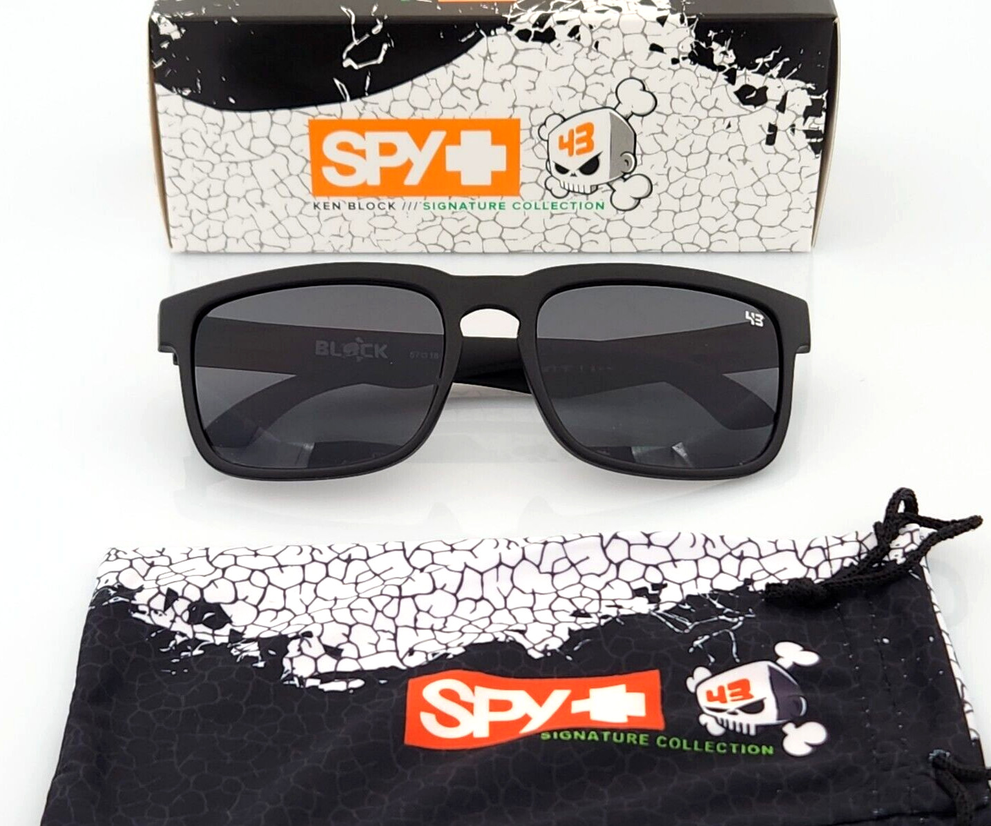 Blackout Spy Helm Promo Sunglasses Matte Black Dark Smoke Tinted Black Logo S8 Blackout Spy Helm Promo Sunglasses Matte Black Dark Smoke Tinted Black Logo S8