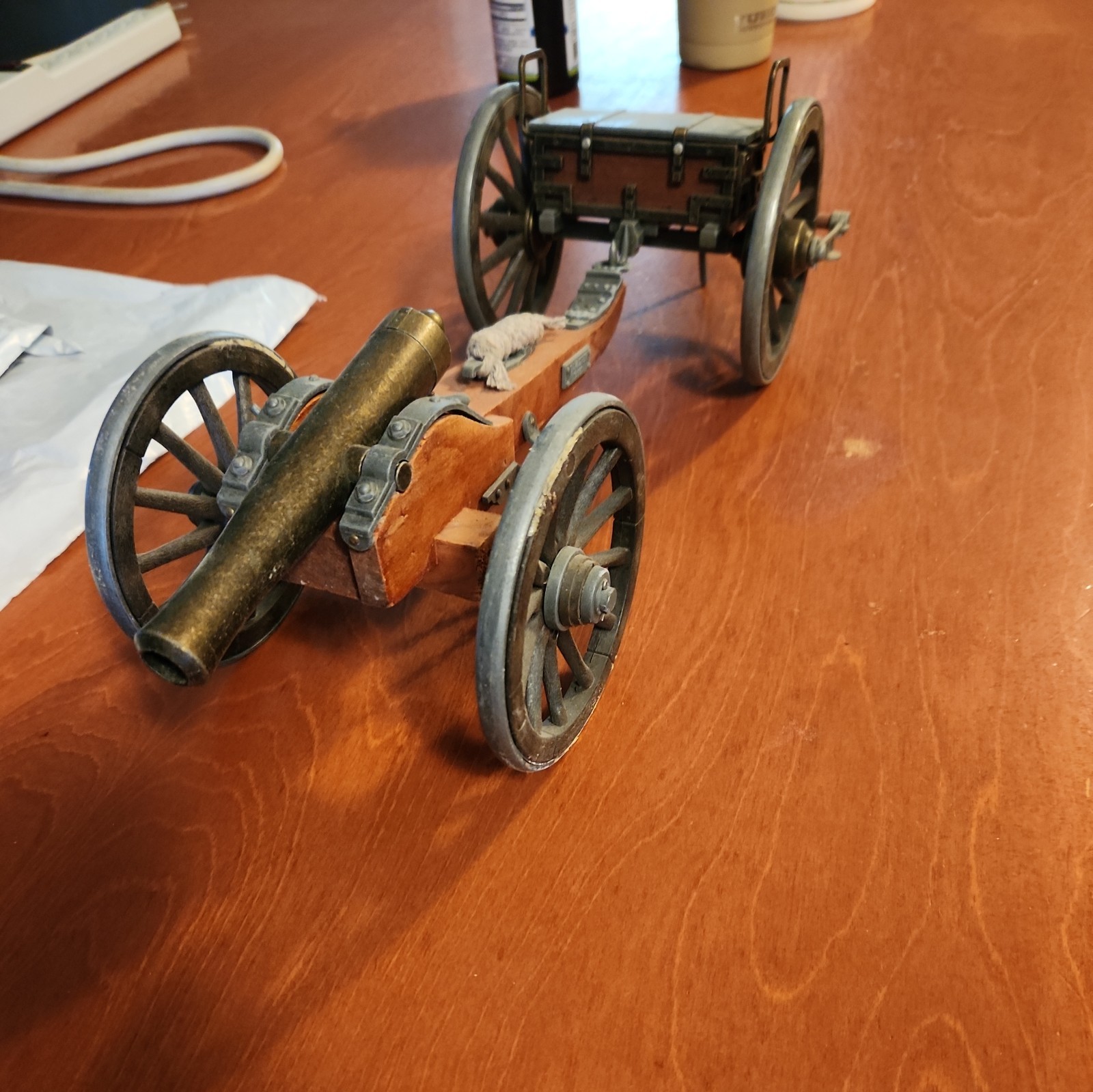 DAHLGREN 1861Vintage Cast Iron Cannon Artillery Carriage Spoked Wheels Wheels DAHLGREN 1861Vintage Cast Iron Cannon Artillery Carriage Spoked Wheels Wheels