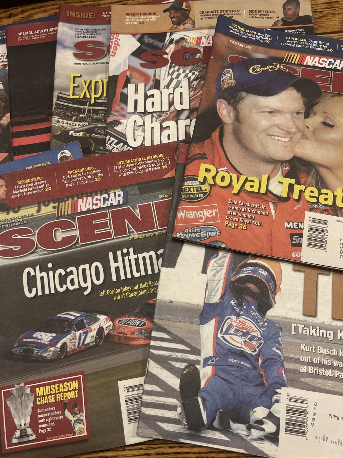 HUGE NASCAR SCENE Magazine Lot – 54+ Issues (2006–2009) Earnhardt