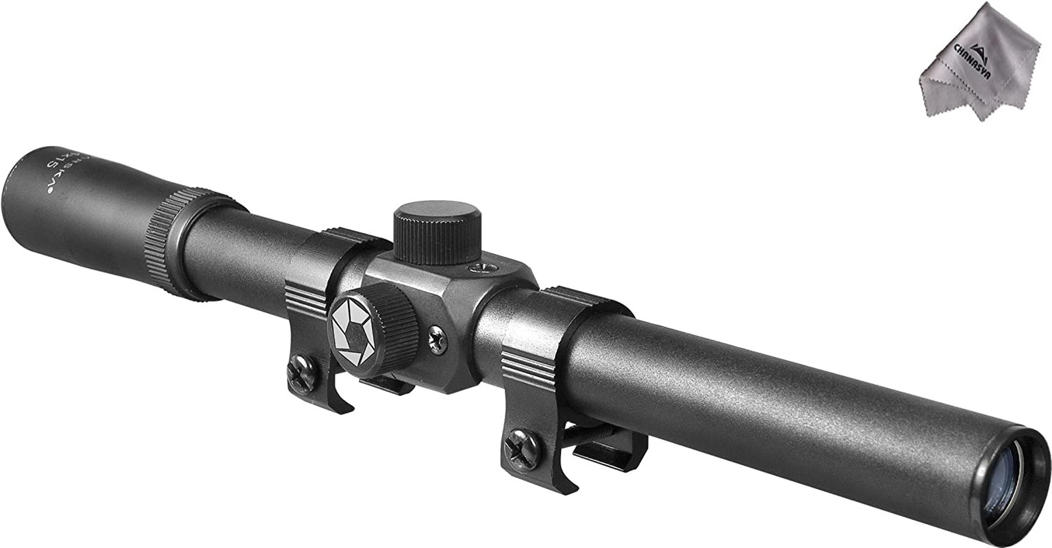 4X15 Rimfire Riflescope , Black