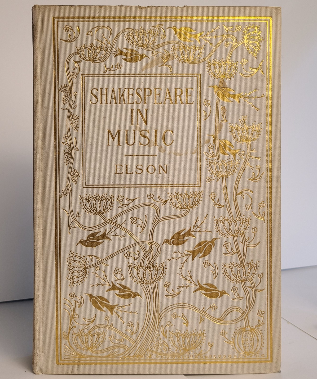 1901 Shakespeare in Music Louis C Elson Illustrated Antique Gilt Hardcover