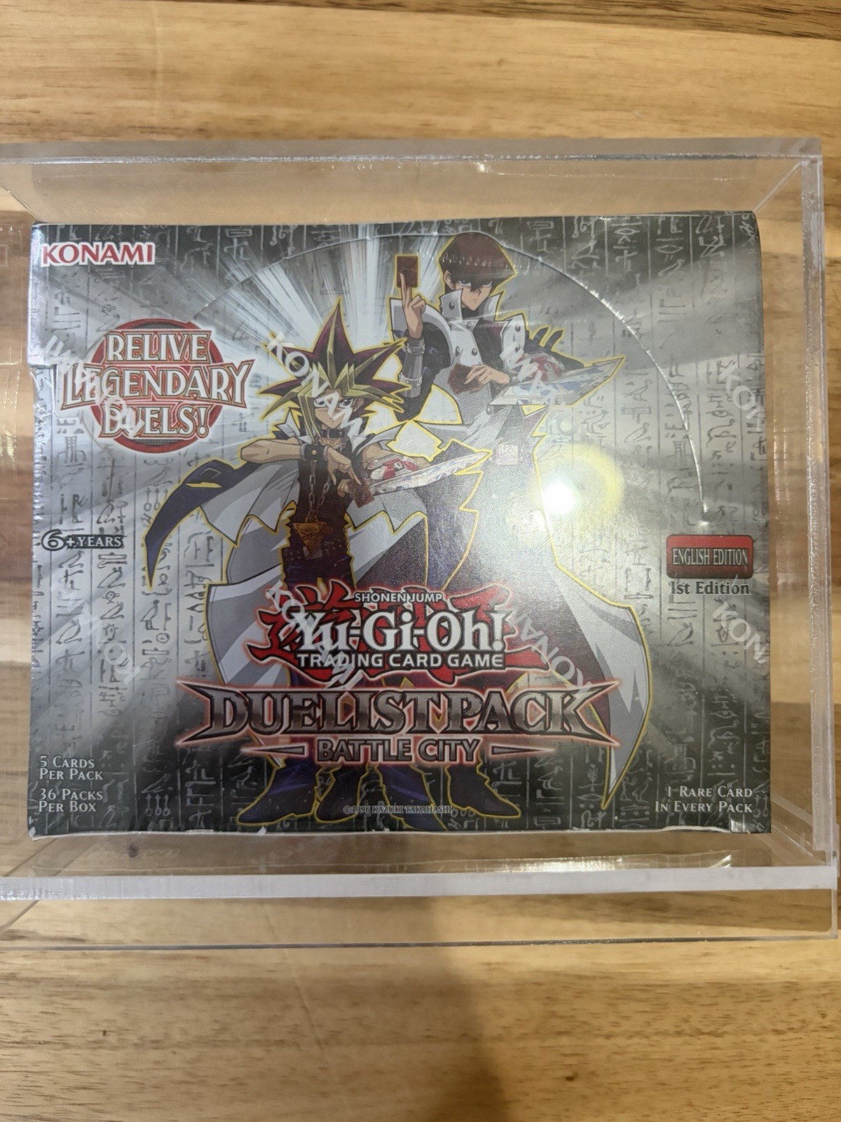 Konami Yu-Gi-Oh Duelist Pack Battle City 1st Edition English Booster Box