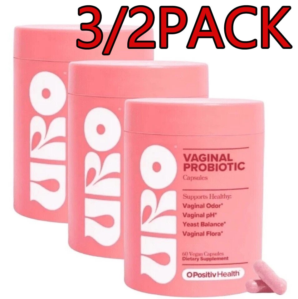 3/2PACK URO O Positiv Vaginal Probiotics for Women pH Balance W/ Prebiotics 3/2PACK URO O Positiv Vaginal Probiotics for Women pH Balance W/ Prebiotics
