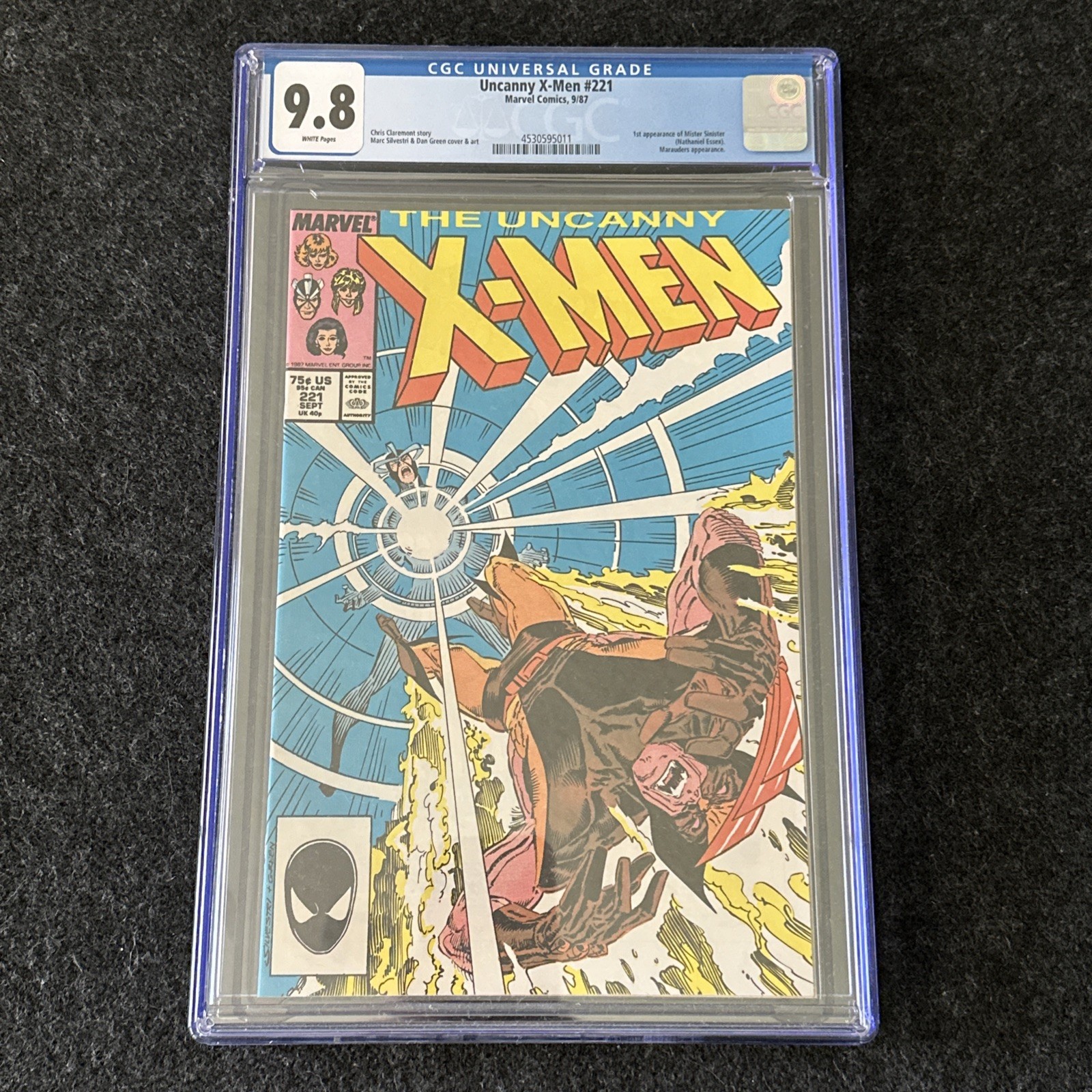 The Uncanny X-Men #221 cgc 9.8