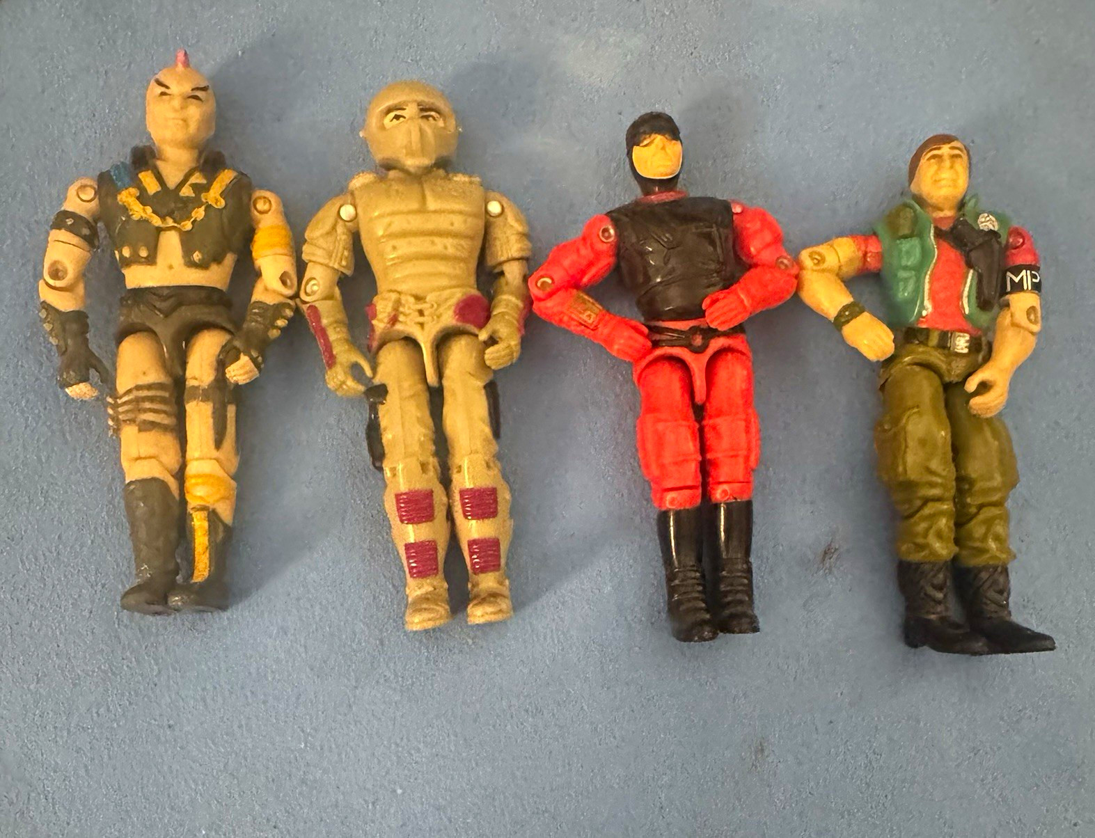 4 Amazing Vintage 1980’s G.I. Joe Action Figures Cobra - Whispering Willie ++ 4 Amazing Vintage 1980’s G.I. Joe Action Figures Cobra - Whispering Willie ++