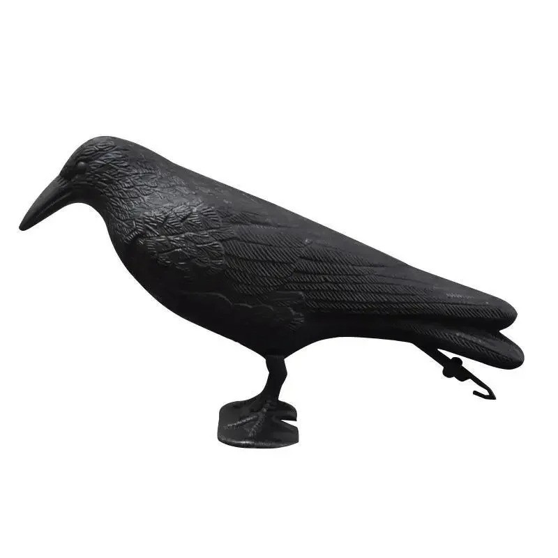 Black Raven Bird Repellent Decoy Crow Pest Control Garden Scare Decoration Black Raven Bird Repellent Decoy Crow Pest Control Garden Scare Decoration