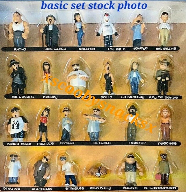 HOMIES SERIES 13 24 PIECE BAGGED FIGURE SET DGA IN HAND HOT LIL MR. E 