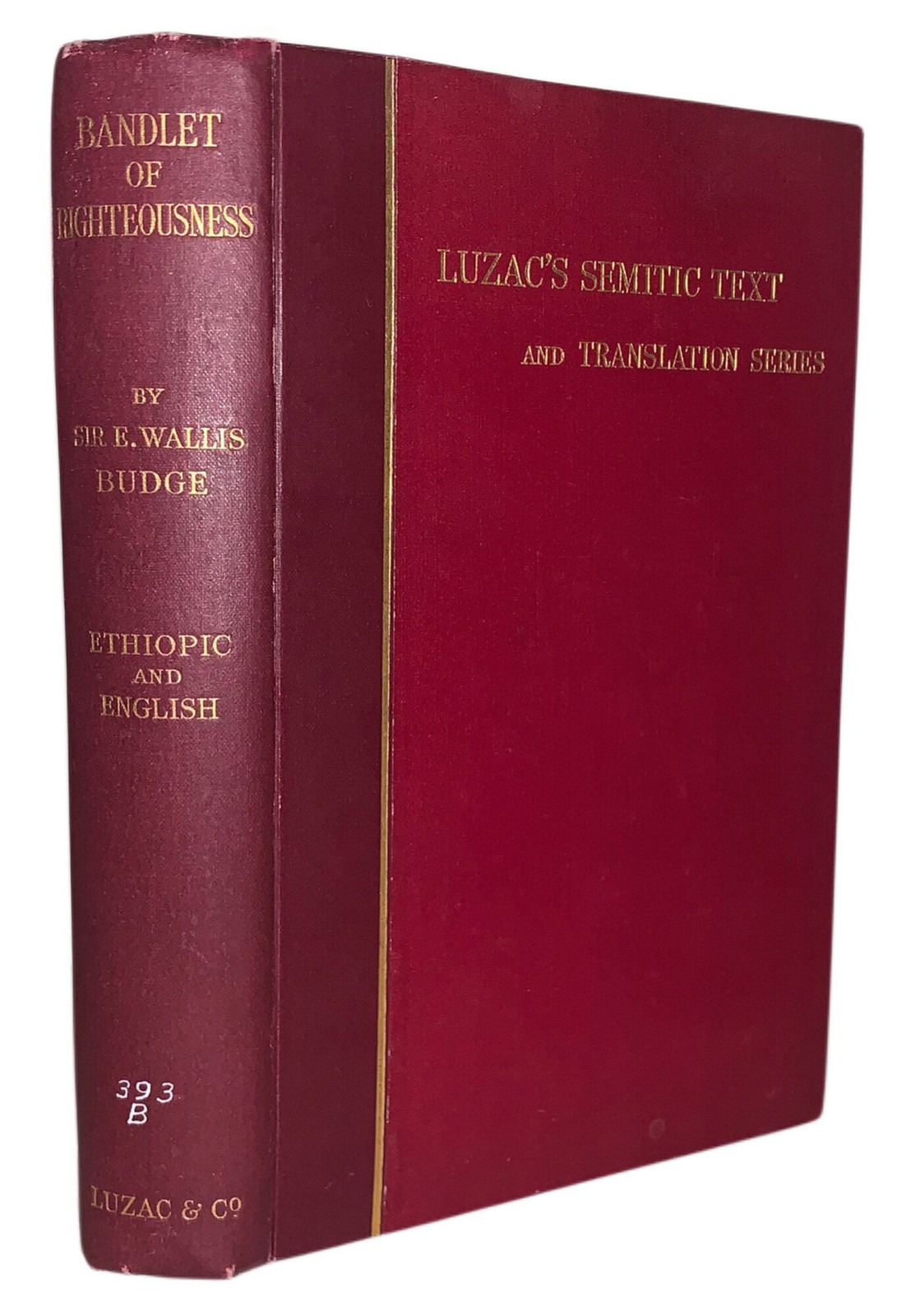1/350, 1929 1st E A Wallis Budge Bandlet of Righteousness Ethiopian Book of Dead