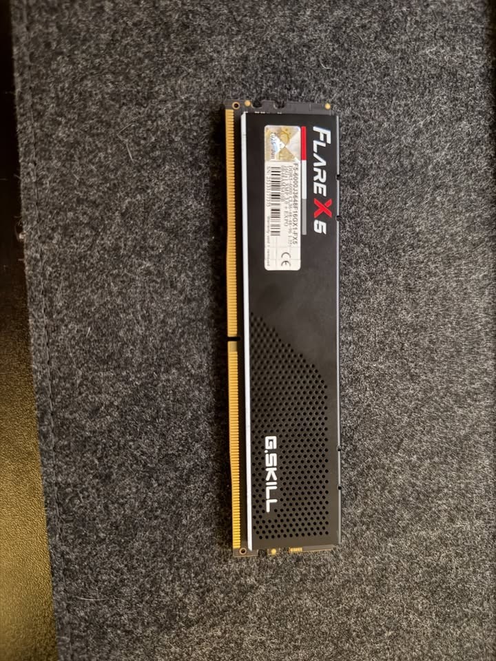 G.Skill Flare X5 16GB DDR5-6000 CL36 EXPO Desktop RAM F5-6000J3648F16GX1-FX5