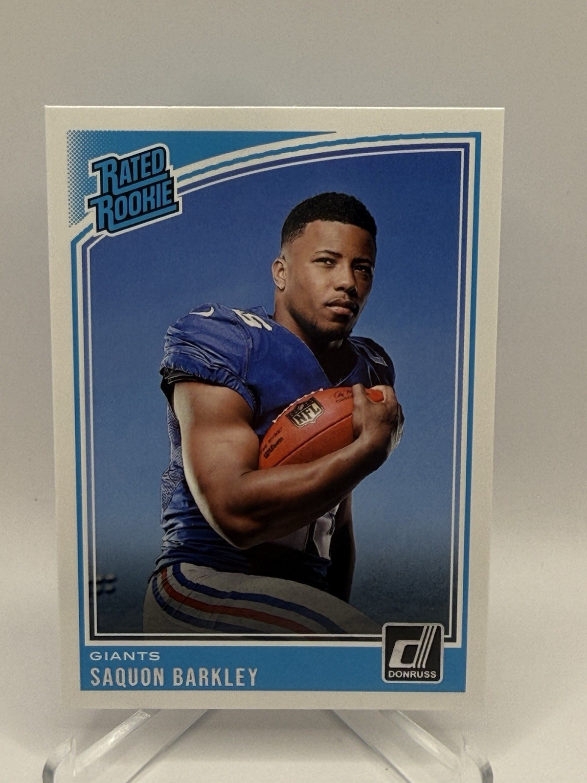 2018 Panini Donruss Rated Rookie Saquon Barkley #306 (RC) 2018 Panini Donruss Rated Rookie Saquon Barkley #306 (RC)