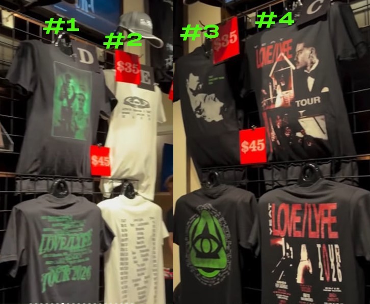 HOT Yeat love lyfe tour merch 2026 reprint 2 slides